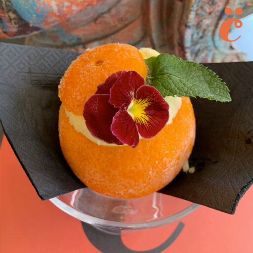 Orange givré